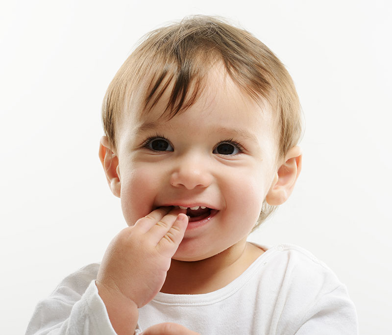 Happy baby smile